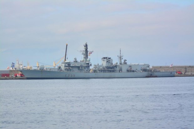 HMS Richmond in Gibraltar